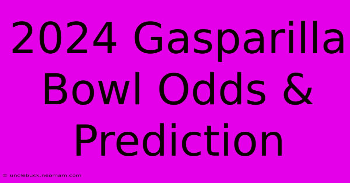 2024 Gasparilla Bowl Odds & Prediction