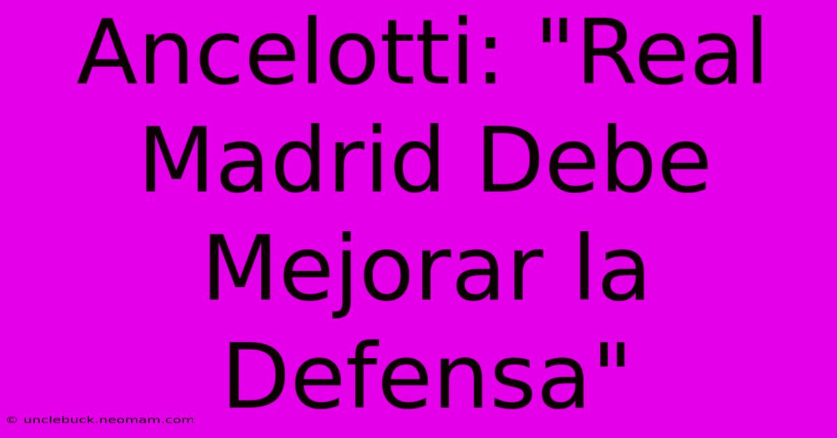 Ancelotti: 