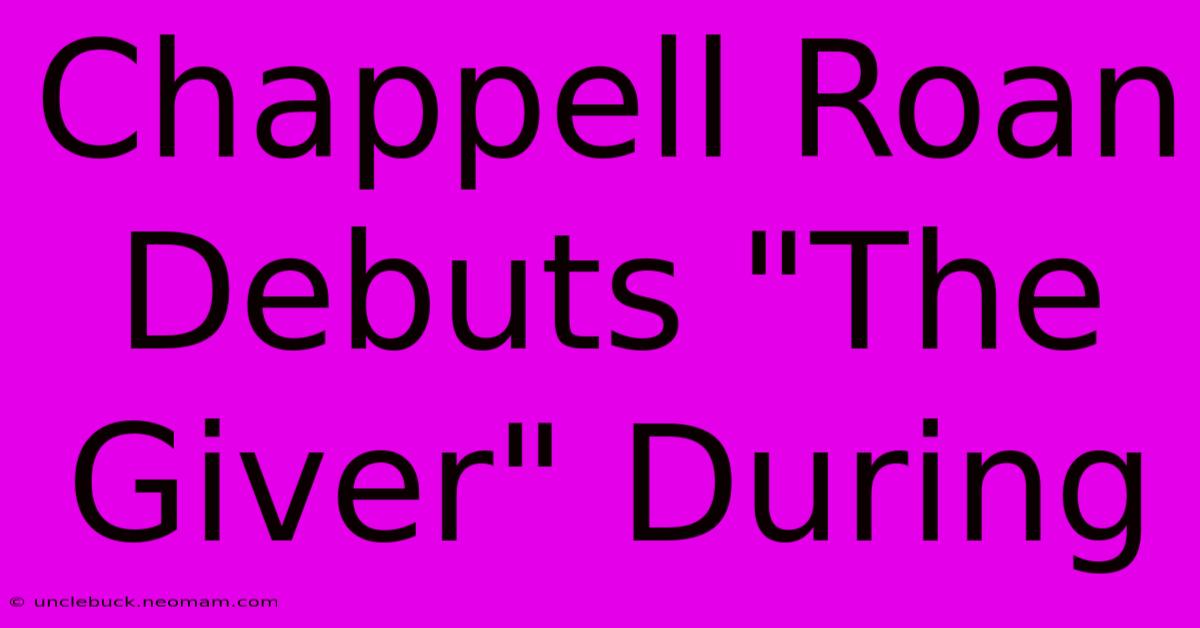 Chappell Roan Debuts 