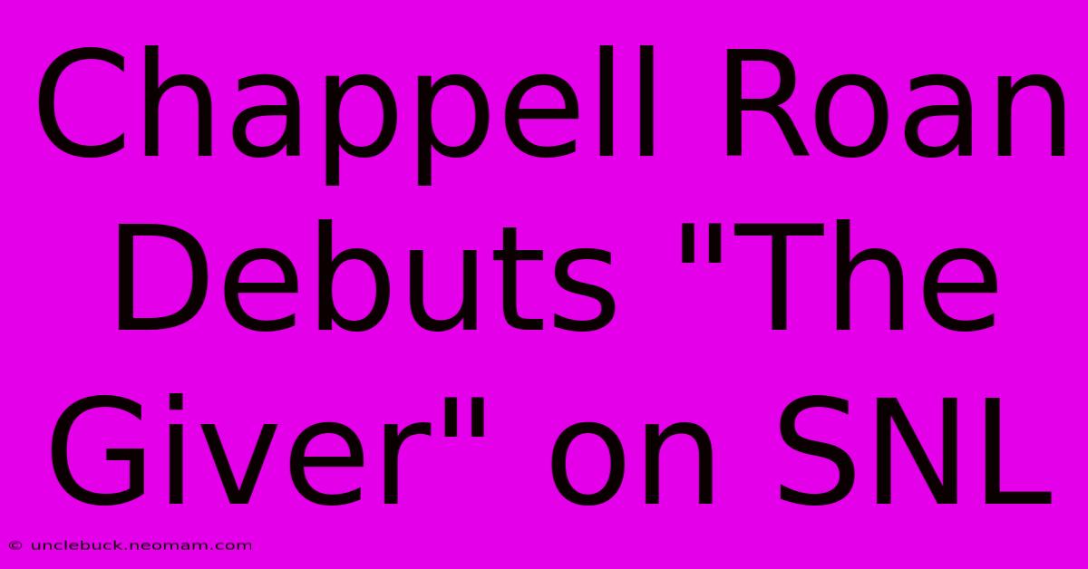 Chappell Roan Debuts 