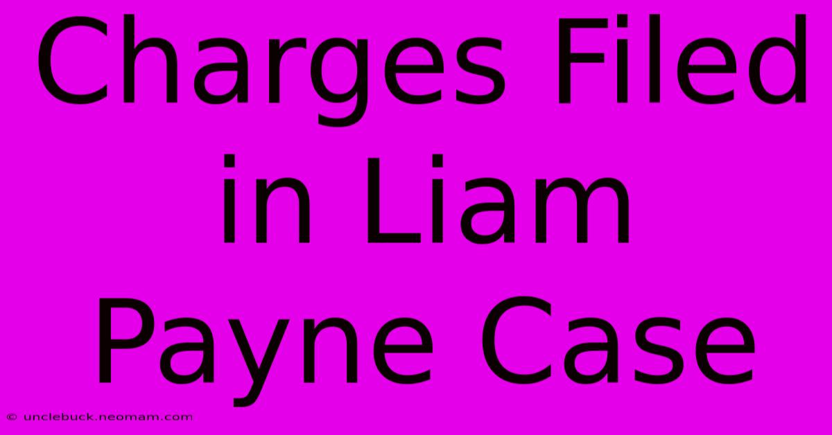 Charges Filed In Liam Payne Case 