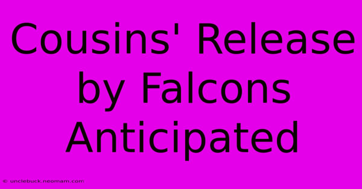 Cousins' Release By Falcons Anticipated