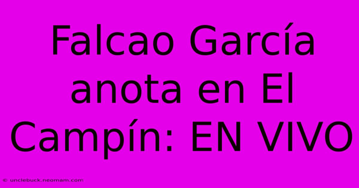 Falcao García Anota En El Campín: EN VIVO