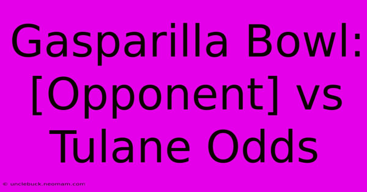 Gasparilla Bowl:  [Opponent] Vs Tulane Odds