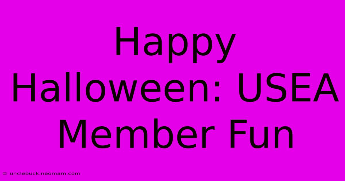 Happy Halloween: USEA Member Fun