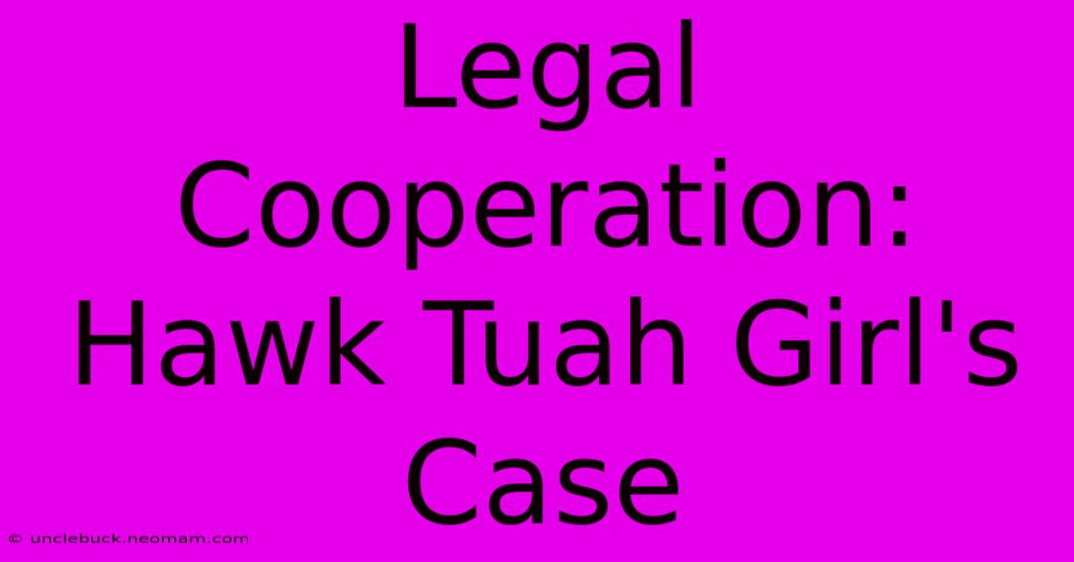 Legal Cooperation: Hawk Tuah Girl's Case