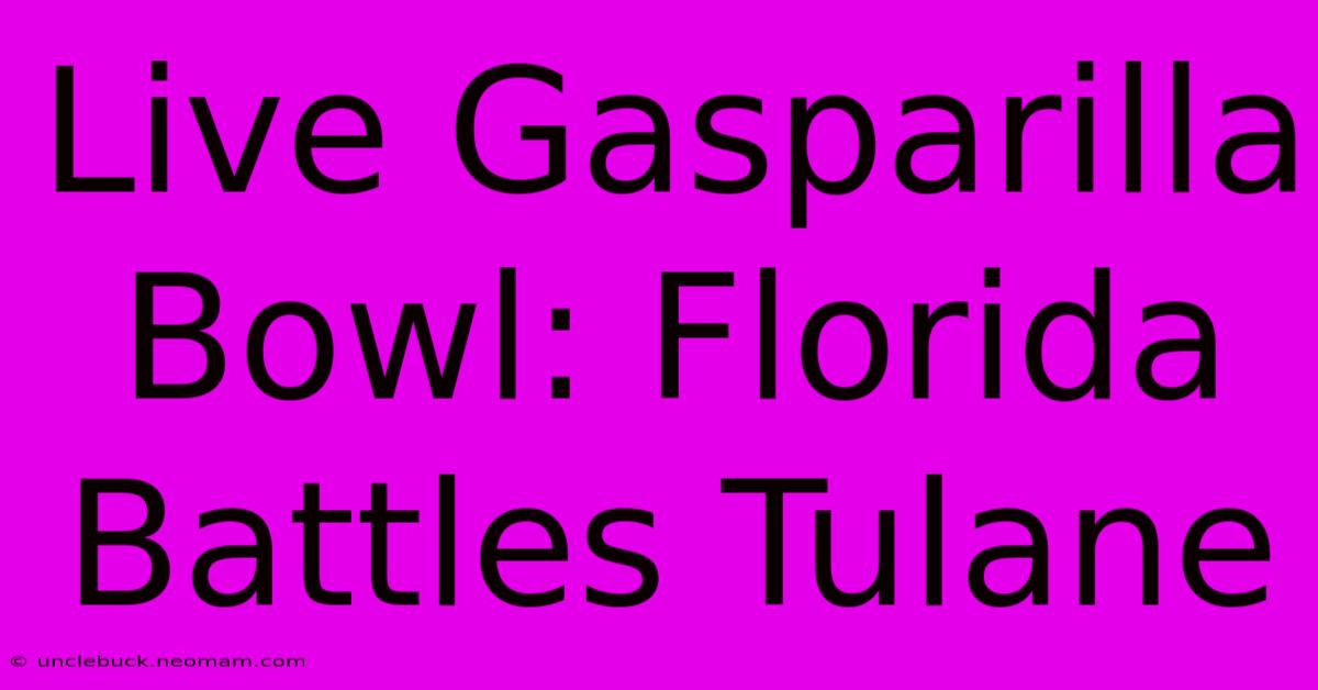 Live Gasparilla Bowl: Florida Battles Tulane