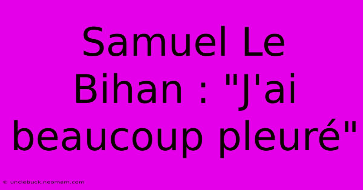 Samuel Le Bihan : 