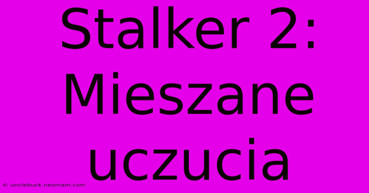 Stalker 2: Mieszane Uczucia