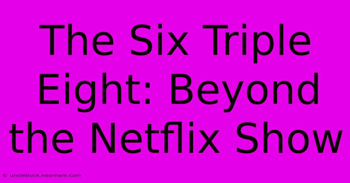 The Six Triple Eight: Beyond The Netflix Show