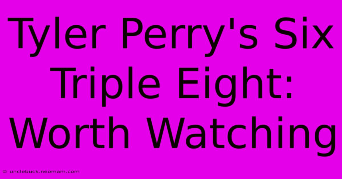 Tyler Perry's Six Triple Eight: Worth Watching