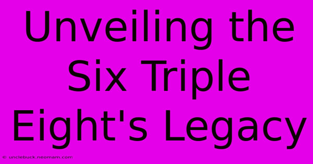 Unveiling The Six Triple Eight's Legacy